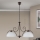 Chain-hung chandelier RULA 2xE27/40W/230V white/bronze