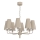 Chain-hung chandelier TORTOLA 8xE14/15W/230V beige
