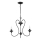 Chain-hung chandelier UNITY 3xE14/10W/230V black