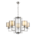 Chain-hung chandelier VARANA 5xE27/40W/230V polished chrome
