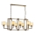 Chain-hung chandelier VARANA 8xE27/40W/230V, bronze finish