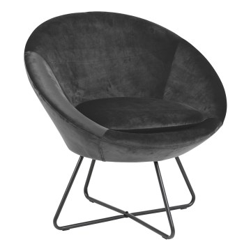Chair BERYL dark grey