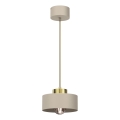 Chandeiler on a string MARTI 1xE27/15W/230V beige/gold
