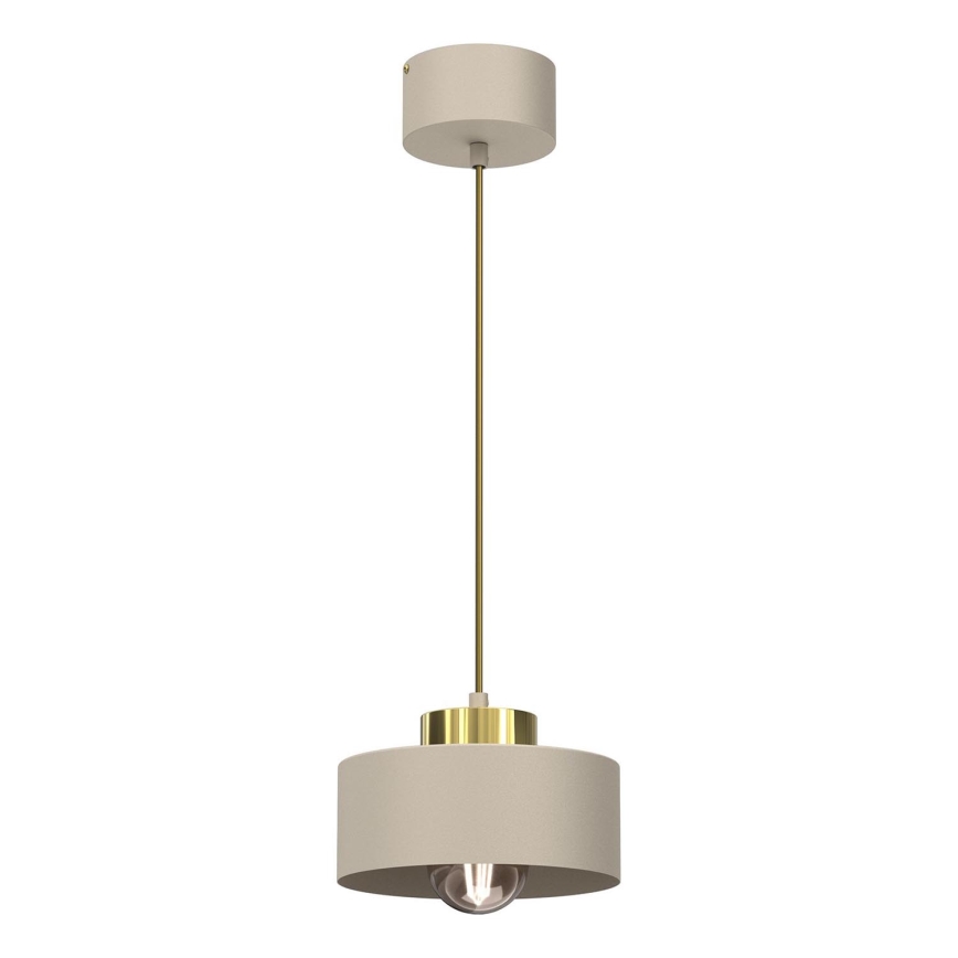 Chandeiler on a string MARTI 1xE27/15W/230V beige/gold