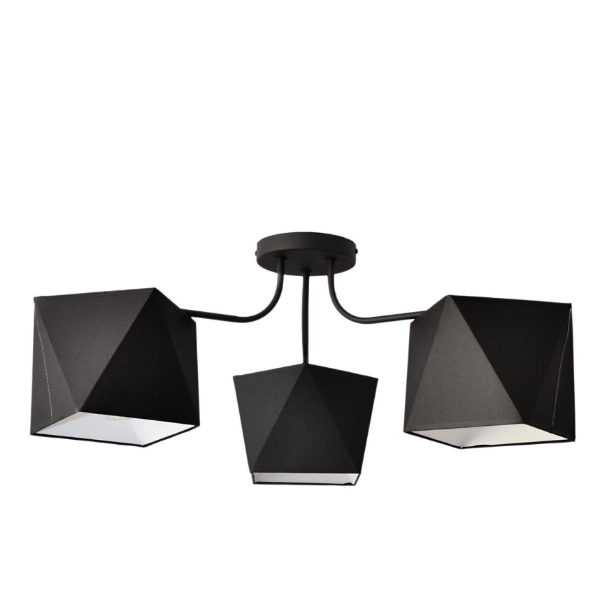 Chandelier ADAMANT 3xE27/15W/230V black
