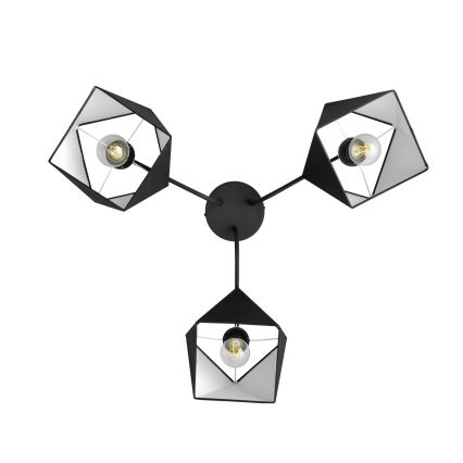 Chandelier ADAMANT 3xE27/15W/230V black