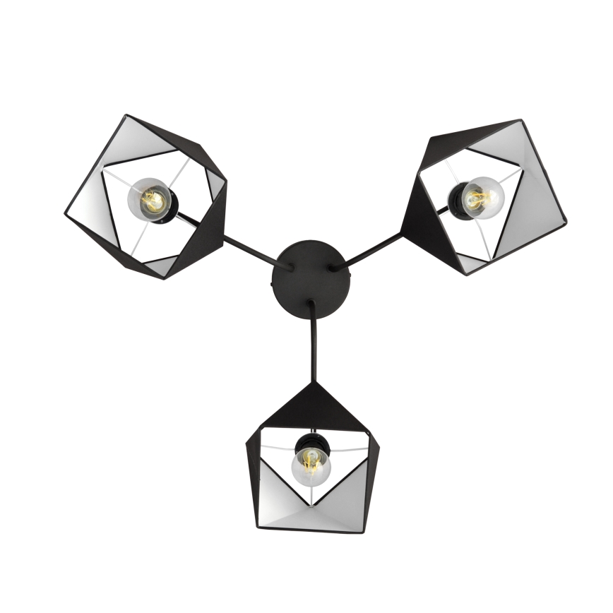 Chandelier ADAMANT 3xE27/15W/230V black
