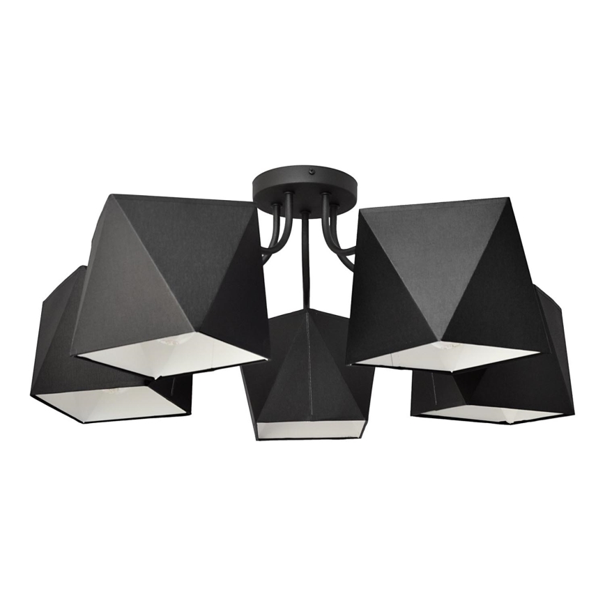 Chandelier ADAMANT 5xE27/15W/230V black
