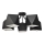 Chandelier ADAMANT 5xE27/15W/230V black