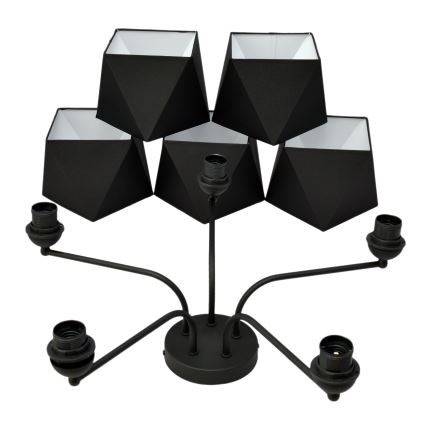 Chandelier ADAMANT 5xE27/15W/230V black