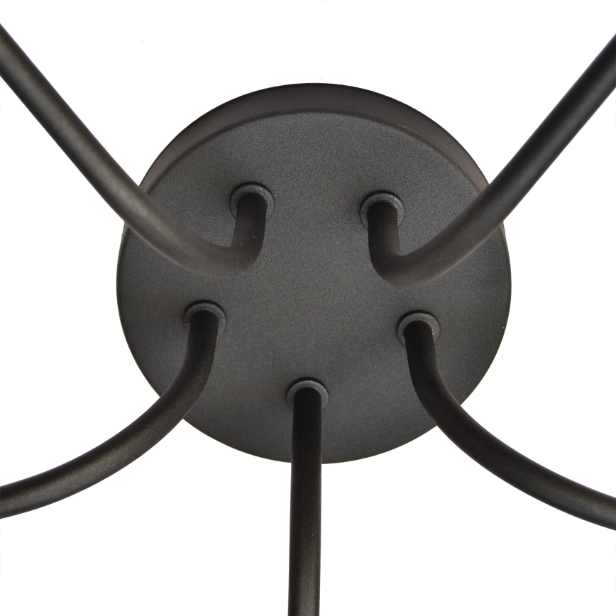Chandelier ADAMANT 5xE27/15W/230V black