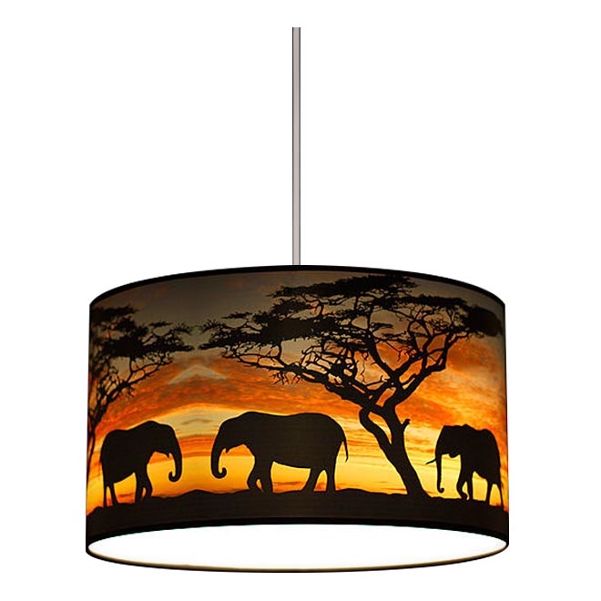 Chandelier AFRICA 1xE27/60W/230V