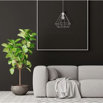 Chandelier ALMA 1xE27/60W/230V white