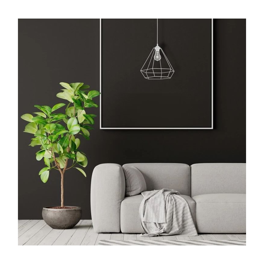 Chandelier ALMA 1xE27/60W/230V white
