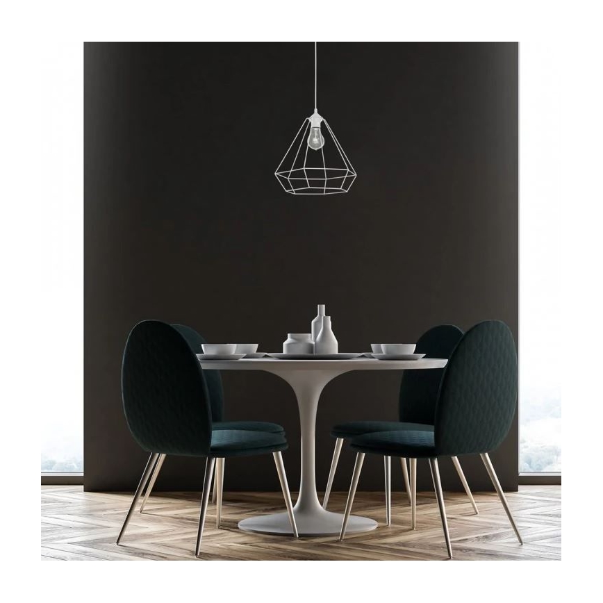 Chandelier ALMA 1xE27/60W/230V white