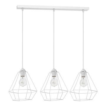 Chandelier ALMA 3xE27/60W/230V white