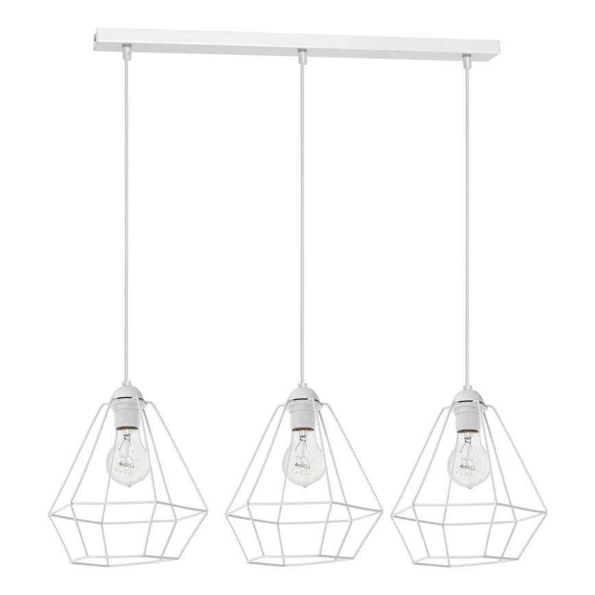 Chandelier ALMA 3xE27/60W/230V white