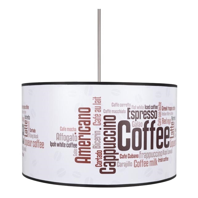 Chandelier COFFEE 1xE27/60W/230V
