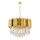 Chandelier CRYSTALLINE 8xE27/40W/230V Gold