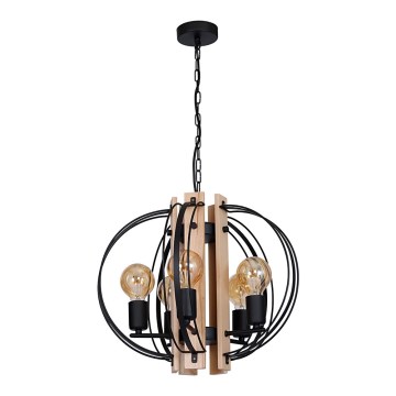 Chandelier DALVIN 5xE27/60W/230V black
