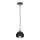 Chandelier DAMA 1xE27/60W/230V black