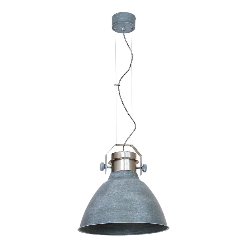 Chandelier EDGAR 1 1xE27/60W concrete nickel