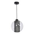 Chandelier FUNA 1xE27/60W/230V black