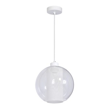 Chandelier FUNA 1xE27/60W/230V white