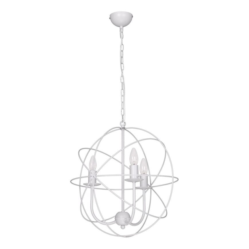 Chandelier GLOBE 3 3xE14/60W white