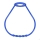 Chandelier handle plastic blue