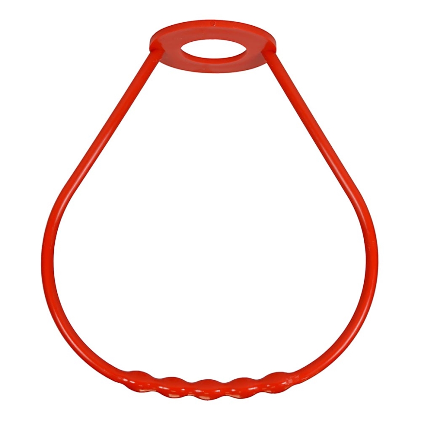 Chandelier handle plastic red