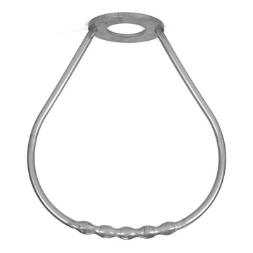 Chandelier handle plastic silver