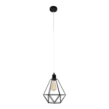 Chandelier KARO 1xE27/15W/230V black