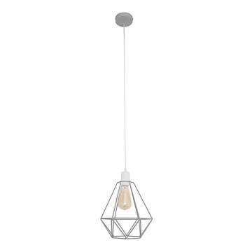Chandelier KARO 1xE27/15W/230V grey