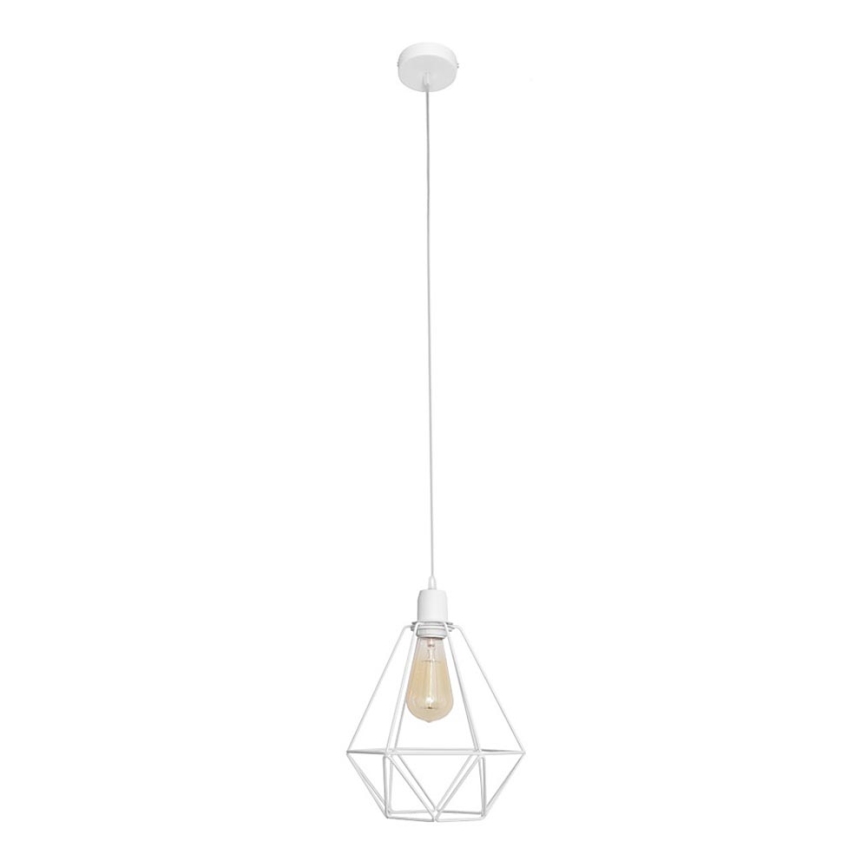 Chandelier KARO 1xE27/15W/230V white