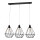 Chandelier KARO 3xE27/15W/230V black