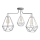 Chandelier KARO 3xE27/15W/230V grey