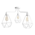 Chandelier KARO 3xE27/15W/230V white