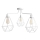 Chandelier KARO 3xE27/15W/230V white