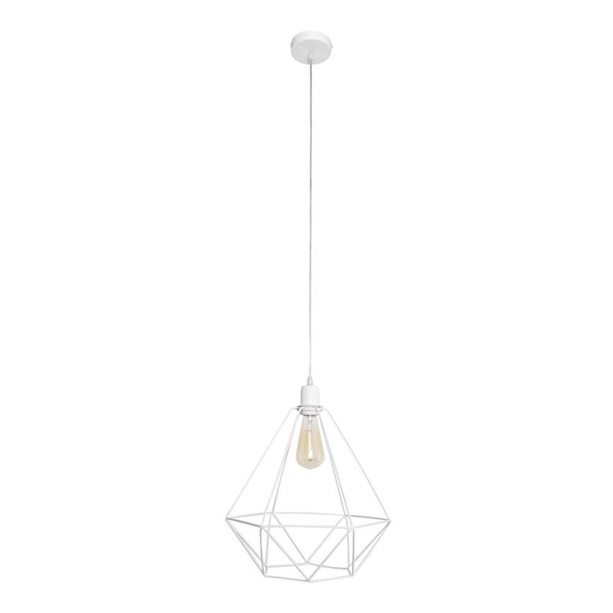 Chandelier KARO LARGE 1xE27/15W/230V white