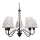 Chandelier MALBO II 5xE27/15W/230V black