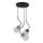 Chandelier NATAN 3xE27/60W/230V black