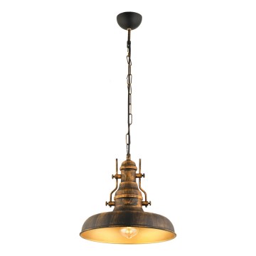 Chandelier on a chain 1xE27/40W/230V bronze