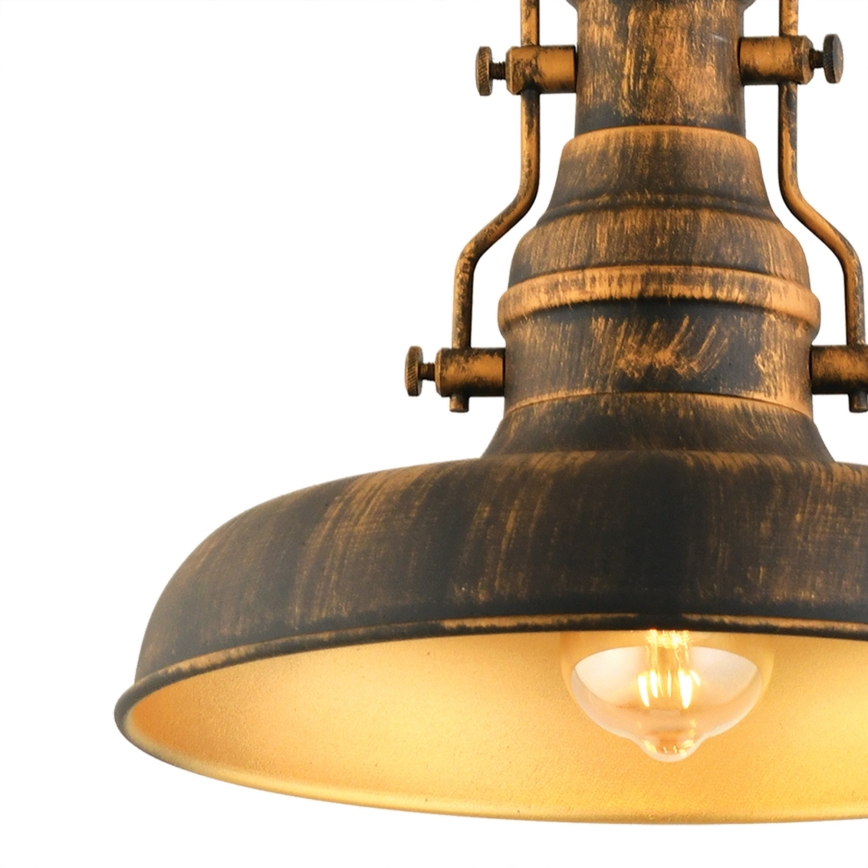 Chandelier on a chain 1xE27/40W/230V bronze