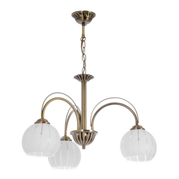 Chandelier on a chain 3xE27/60W/230V