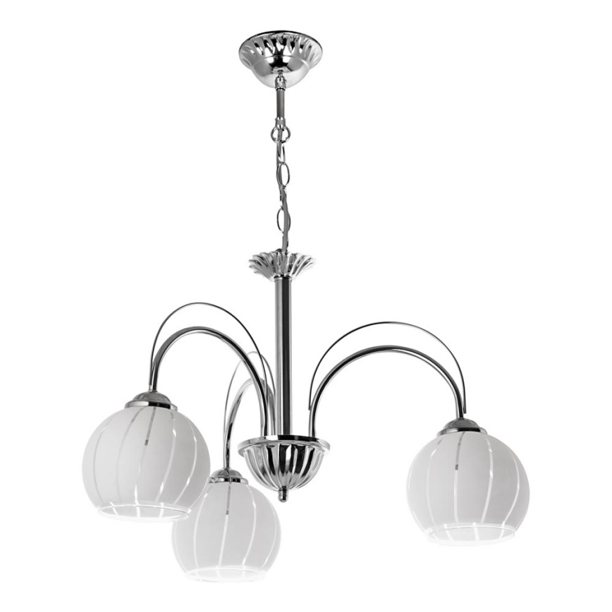 Chandelier on a chain 3xE27/60W/230V