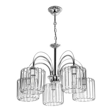 Chandelier on a chain 5xE27/60W/230V