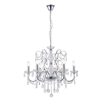 Chandelier on a chain 6xE14/15W/230V