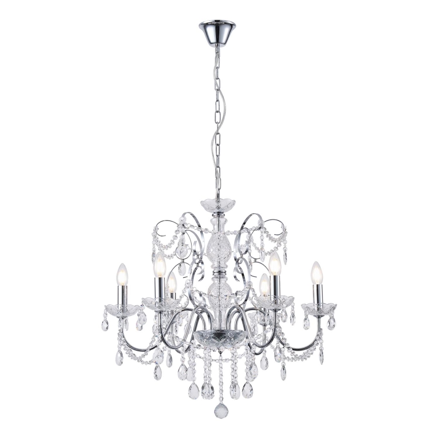 Chandelier on a chain 6xE14/15W/230V