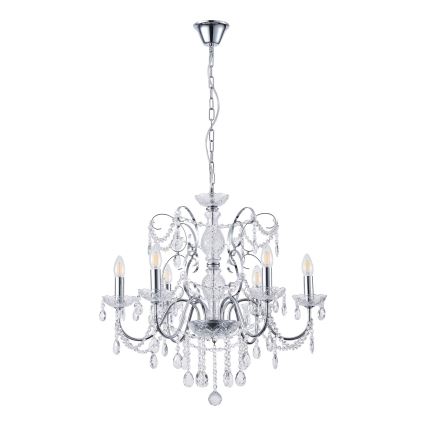 Chandelier on a chain 6xE14/15W/230V